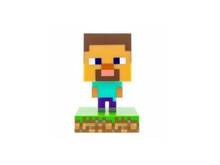 Lampara paladone icon minecraft steve