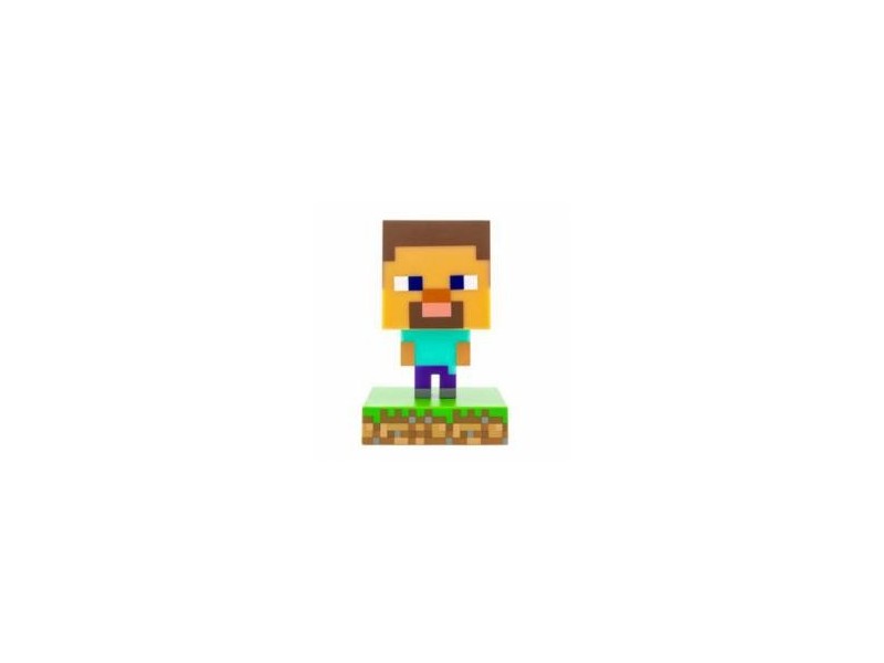 Lampara paladone icon minecraft steve