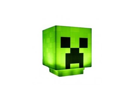 Lampara paladone minecraft creeper verde