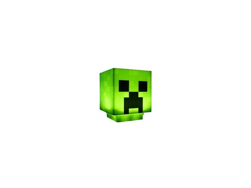 Lampara paladone minecraft creeper verde