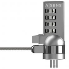 Cable de Seguridad para Portátiles Aisens ASLK-D40N01-SL/ 1.5m