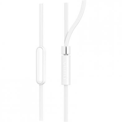 Auriculares Intrauditivos Philips TAE1105WT/ con Micrófono/ Jack 3.5/ Blancos