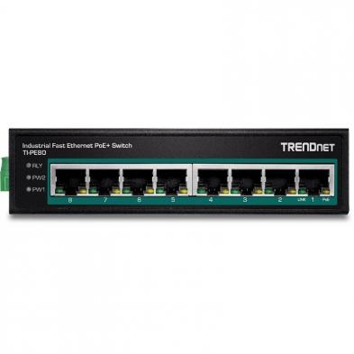 Switch TRENDnet TI-PE80 8 Puertos/ RJ-45 Gigabit 10/100 PoE