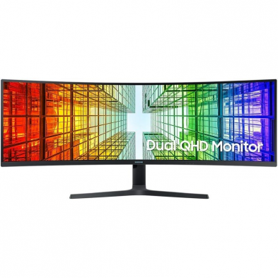 Monitor Gaming Ultrapanorámico Curvo Samsung S49A950UIU 49'/ Dual QHD/ Multimedia/ 4ms/ 120Hz/ VA/ Negro