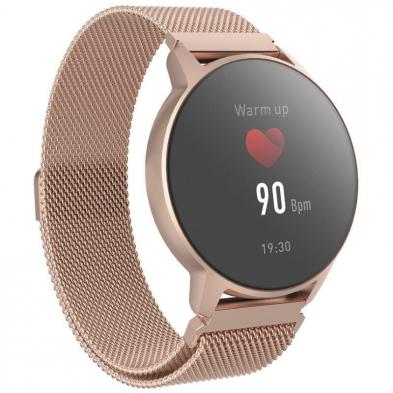 Smartwatch Forever ForeVive 2 Slim SB-325/ Notificaciones/ Frecuencia Cardíaca/ Rosa Oro