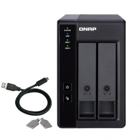 DAS QNAP TR-002/ 2 Bahías 3.5'- 2.5'/ Formato Torre - Imagen 1