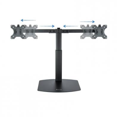 Soporte para 2 Monitores TooQ DB1727TN-B/ hasta 6kg