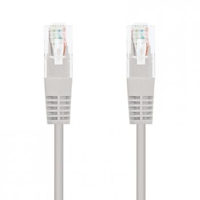 Cable de Red RJ45 UTP Nanocable 10.20.0101 Cat.5e/ 1m/ Gris