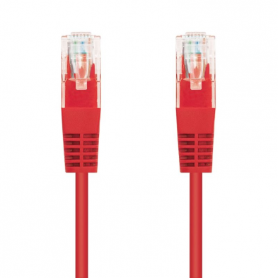 Cable de Red RJ45 UTP Nanocable 10.20.0402-R Cat.6/ 2m/ Rojo