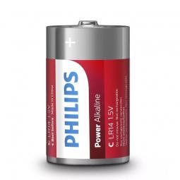 Pack de 2 Pilas C Philips LR14P2B/10/ 1.5V/ Alcalinas - Imagen 1